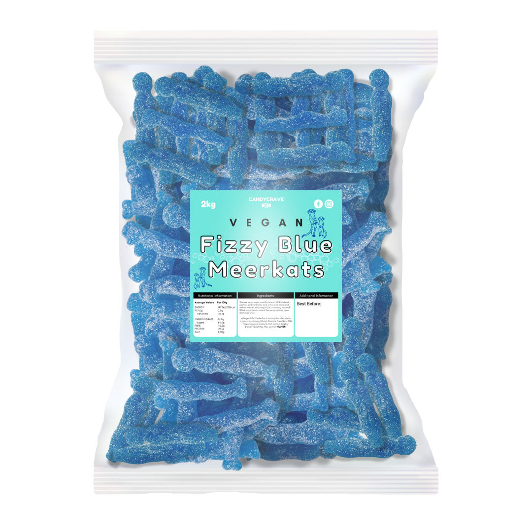 Candycrave Vegan Fizzy Blue Meerkats
