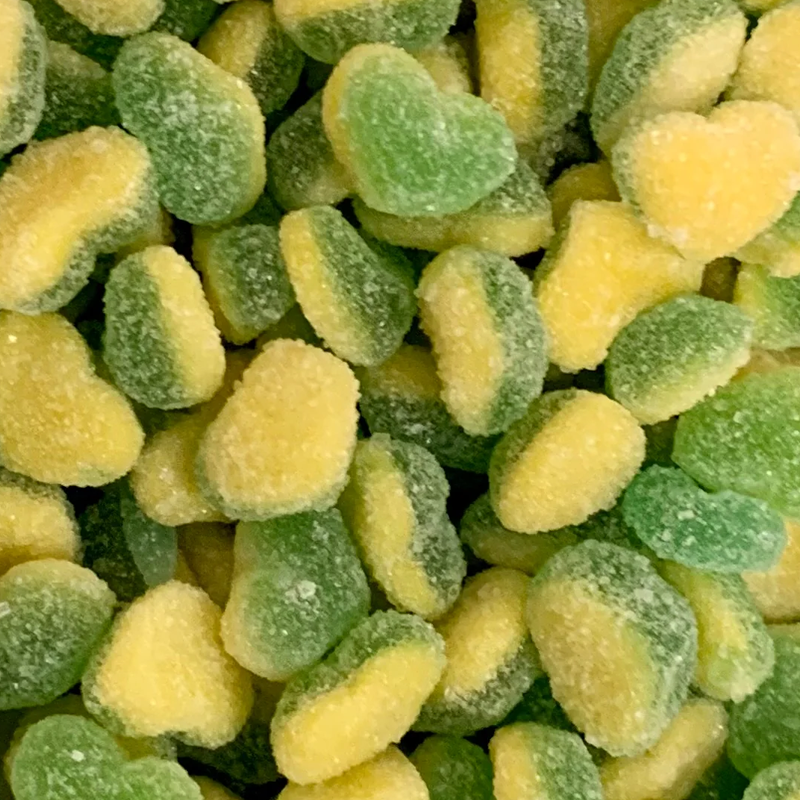 Apple & Custard Hearts