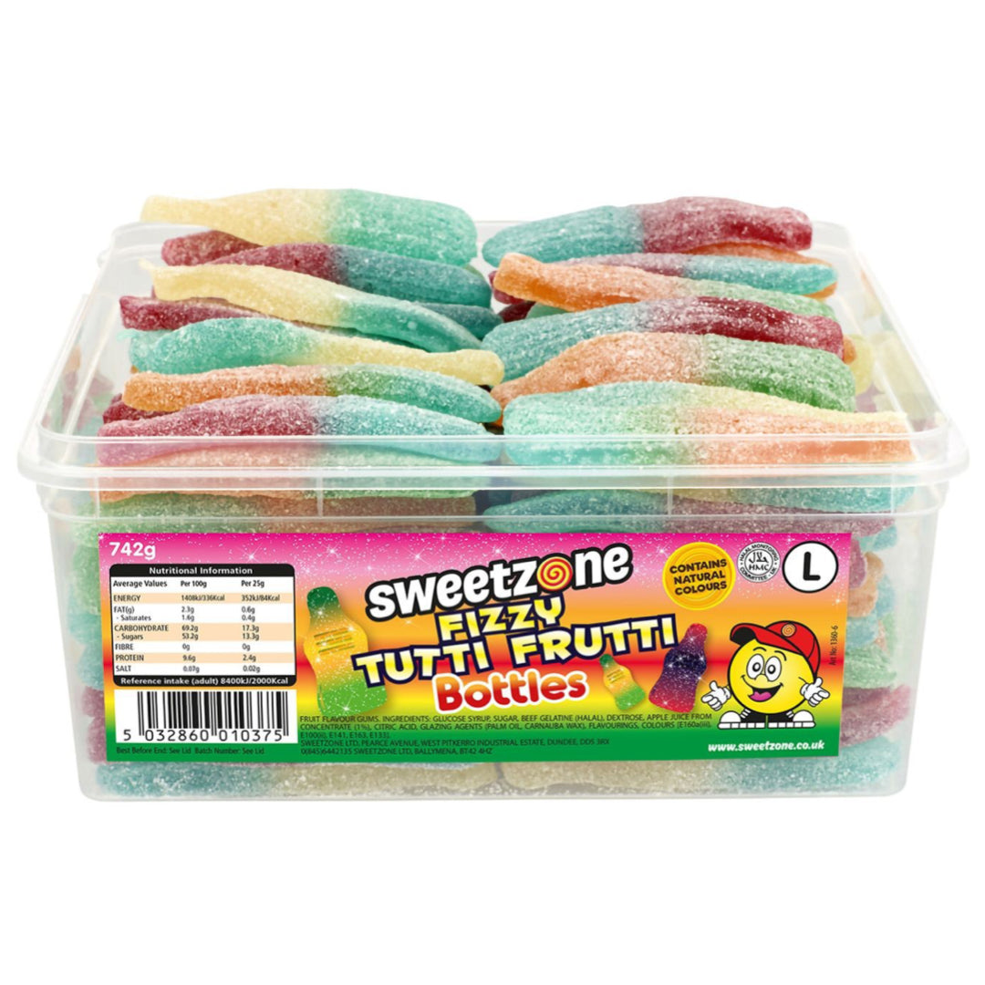 Sweetzone Giant Fizzy Tutti Frutti Bottles